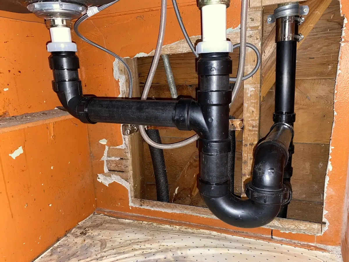 Professional Repiping Services equipment and tools on the job in New Fairfield
